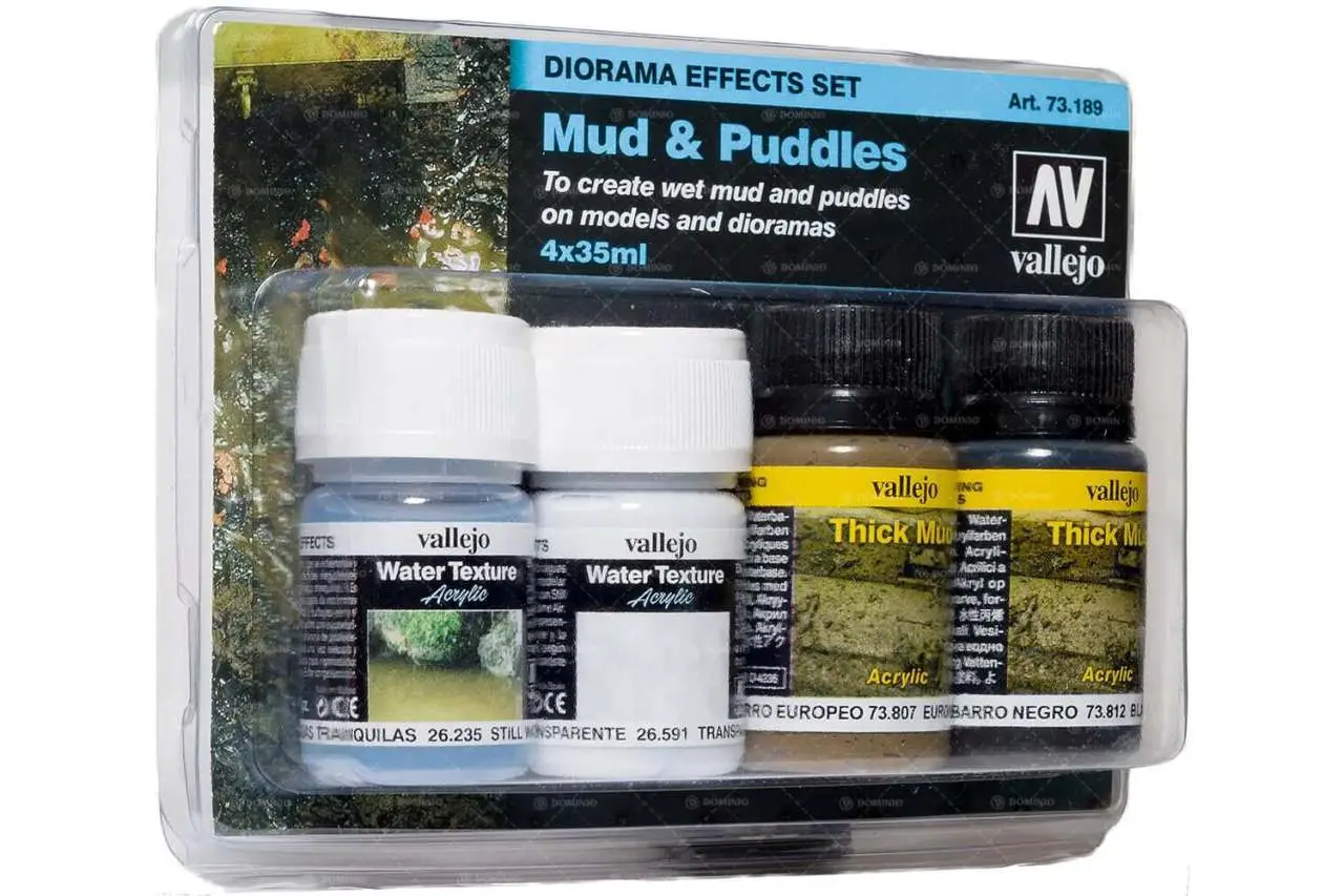 Mud and Puddles Diorama Set (4) 73189 - Figurine